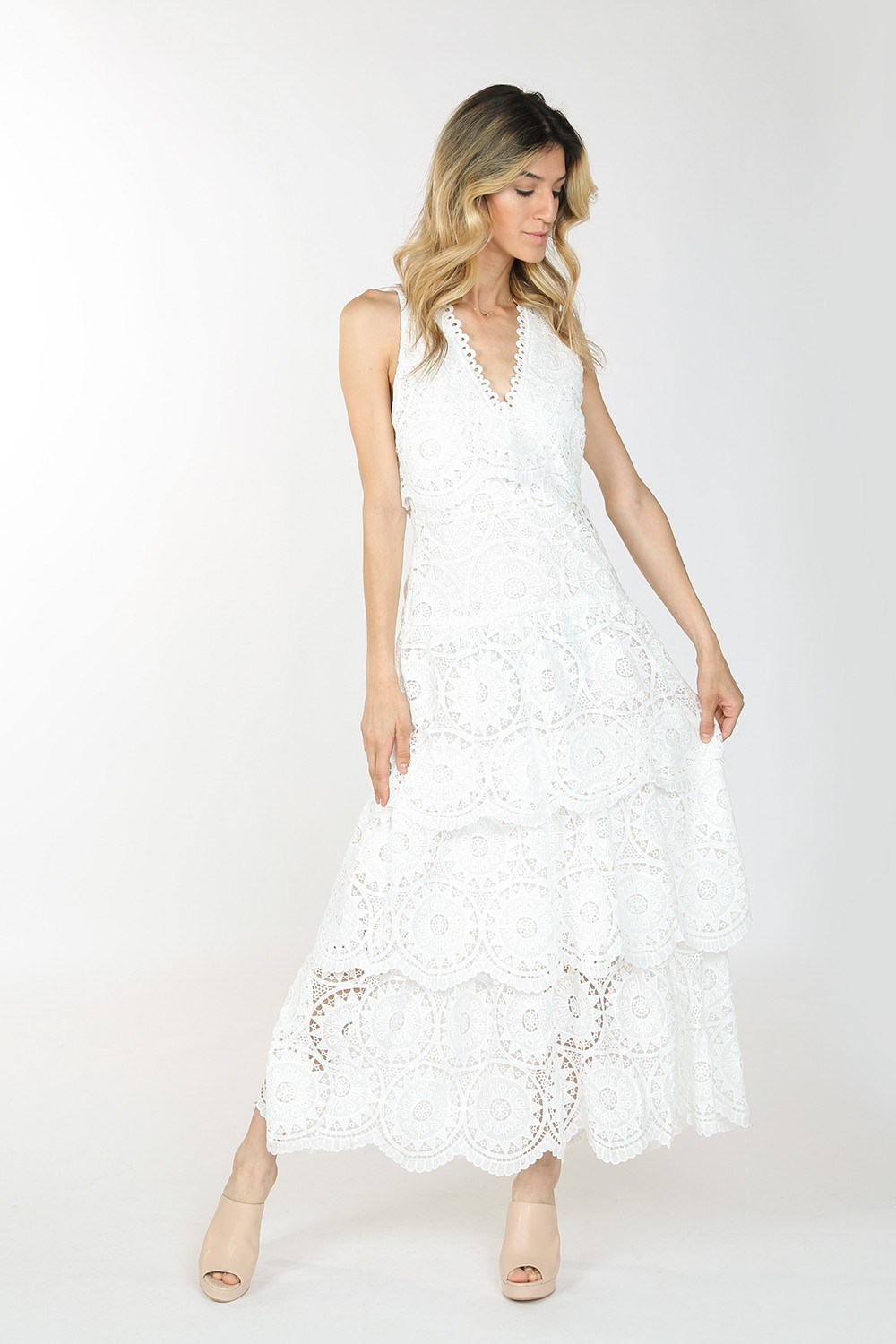 Florence Lace Long Dress