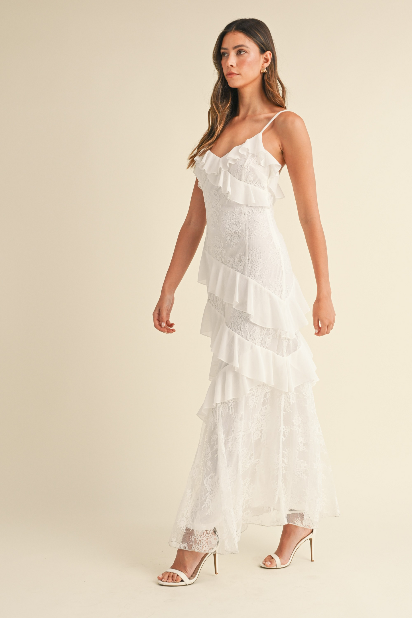 Tiered Ruffled Maxi Dress