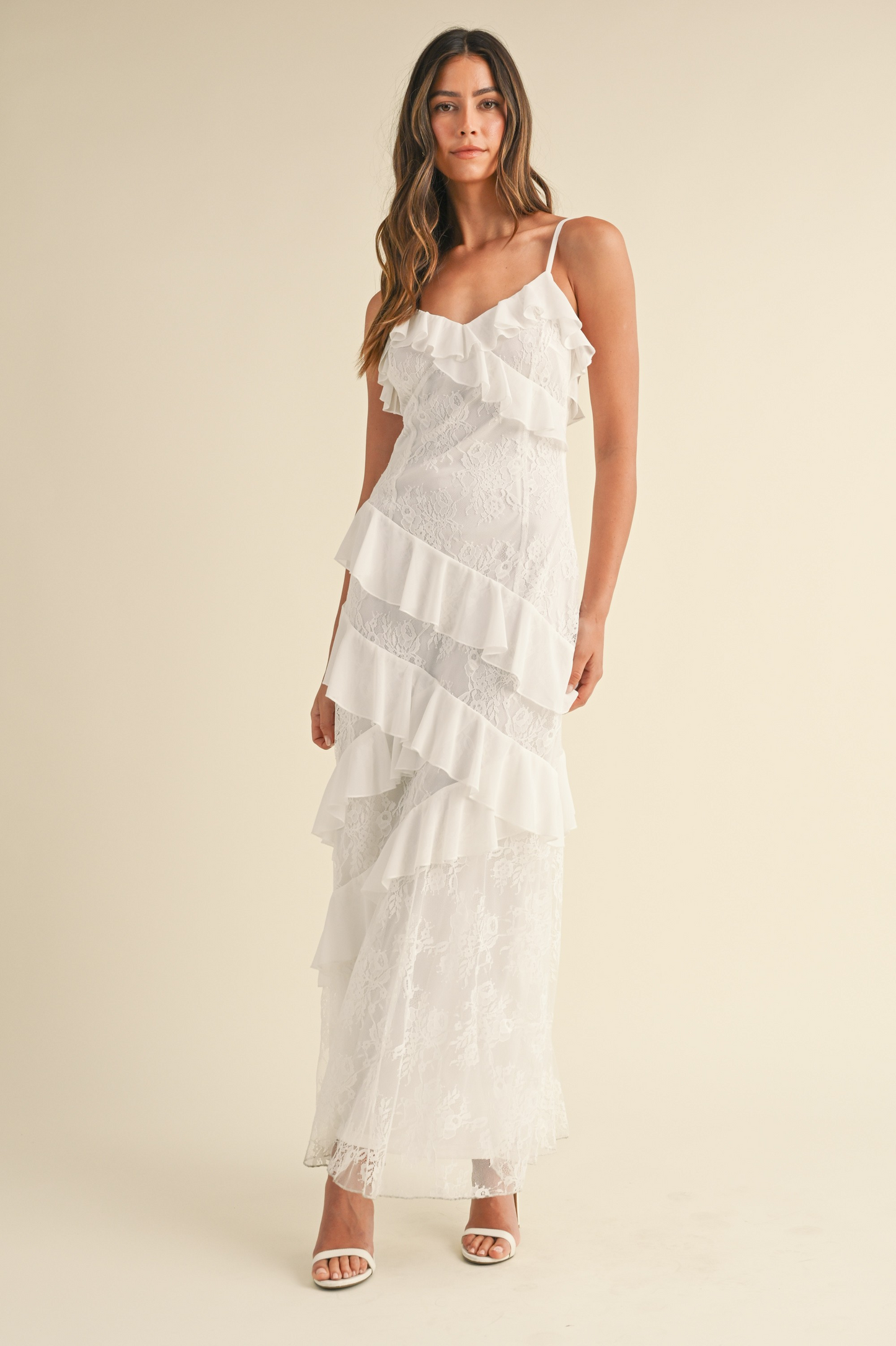 Tiered Ruffled Maxi Dress