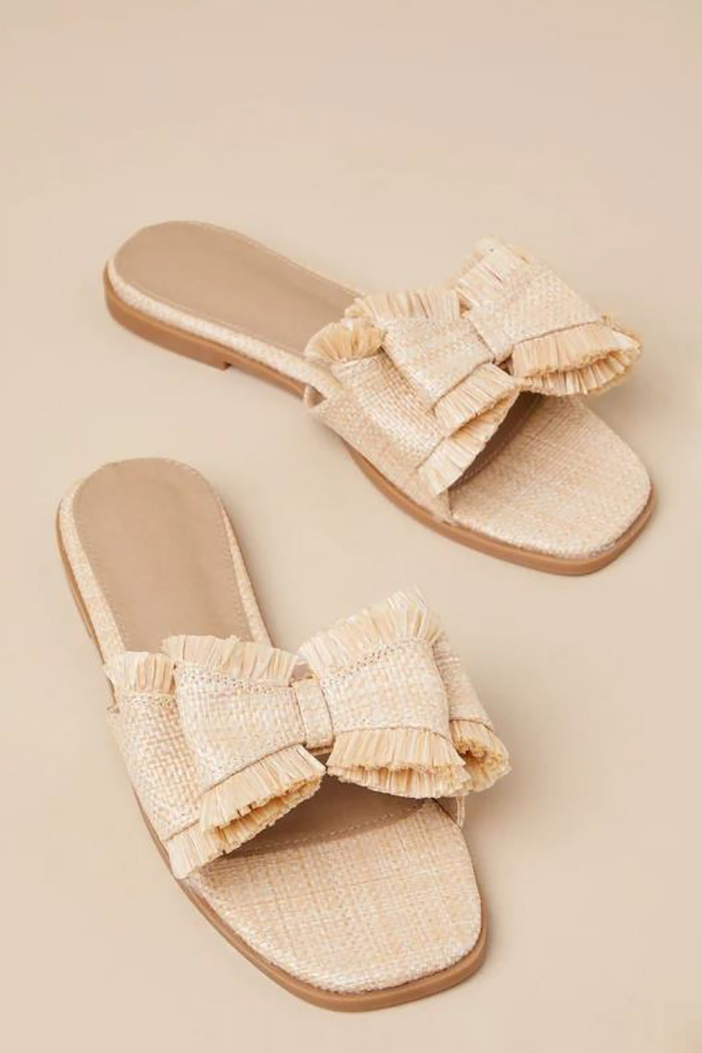 Chelsea Rattan Bow Sandal